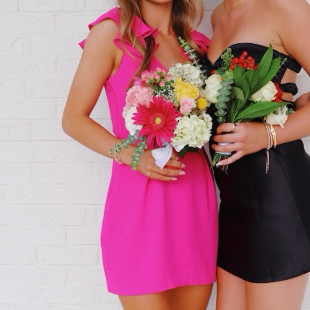 Amanda Uprichard Gimlet Dress- Pink size XS